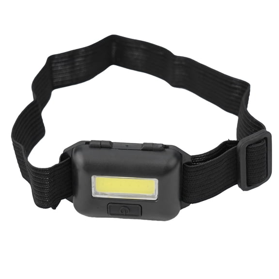 For COB LED Headlamp with Adjustable Strap, Ultra-Light ABS Outdoor Forehead Light for Camping, Hiking, Cycling, Fishing, and Running, 3 Lighting Modes for Adults and