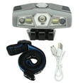 COB LED Headlamp High Brightness Dual Modes Waterproof Rechargeable