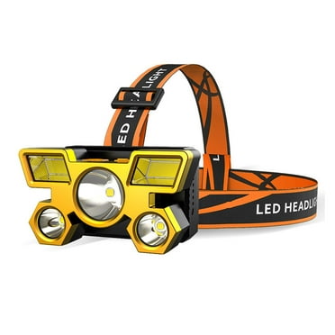 COB LED Headlamp Rechargeable Head Light Flashlight Lamp N ewxp Torch L8X4