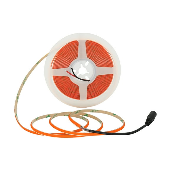 5mm COB LED Strip Light, 16.4FT DC 12V Pink COB Light Strip, 400LEDs/M Cuttable LED Light Strip for Bedroom Home Kitchen Cabinet Decor (NO Power Supply)