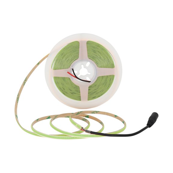 COB LED Strip Light 24V, 400 LEDs/m Ice Blue Flexible LED Ribbon Light, 5mm Slim LED Tape for Accent and Background Lighting