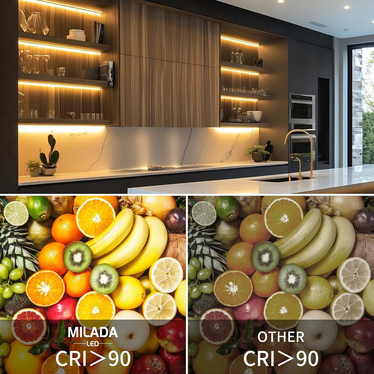 COB LED Strip Light 3000K 40FT/12M Warm White Led Strip - Walmart.com