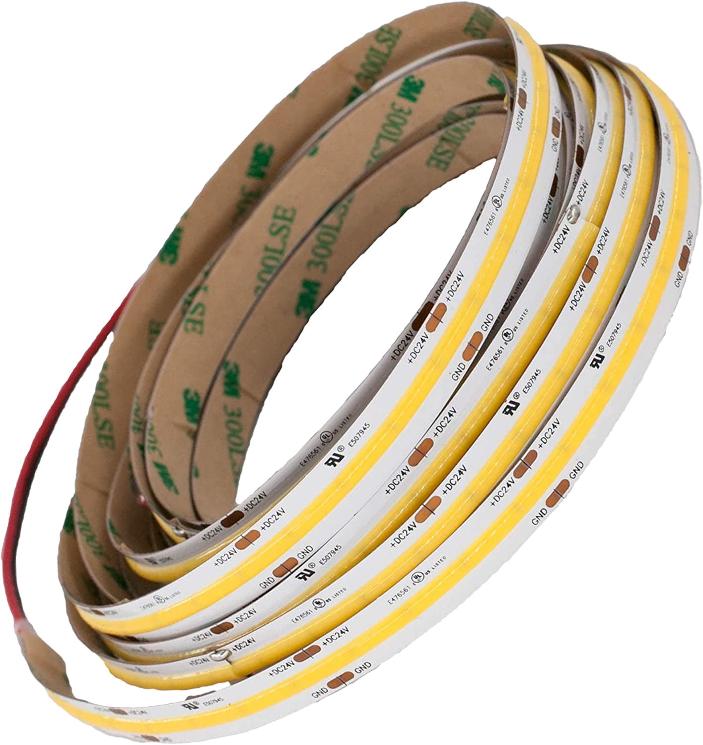 24V High CRI 90 LED Strip Light – 3000K Warm White, 900 LEDs Per Roll, For Under Cabinet & DIY Projects