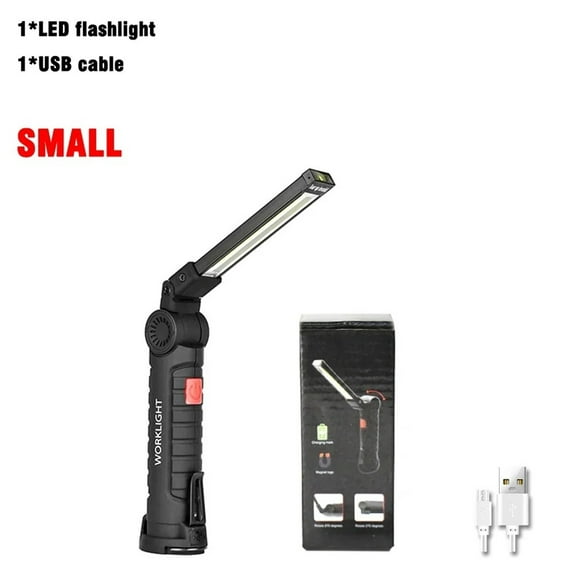 COB LED Work Light | 5 Modes | 360° Rotatable | USB Rechargeable | Magnetic & Hook | Big & Small Sizes | Waterproof