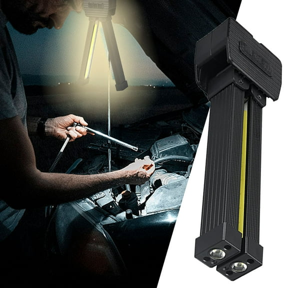 COB LED Work Light | Multifunctional Inspection Lamp | 7 Brightness Modes | 180° Swivel Head | USB Rechargeable & Power Bank | Magnetic Base | Hanging Hook | Waterproof Portable Flashlight