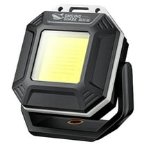 COB LED Work Light Rechargeable Inspection Light with Magnetic Base (Black)