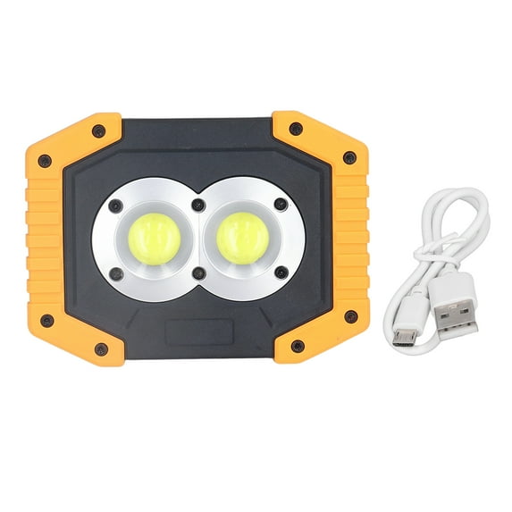 COB Lamp Bead Emergency Light Outdoor Waterproof Portable Lamp with 180 Degree Swivel Bracket