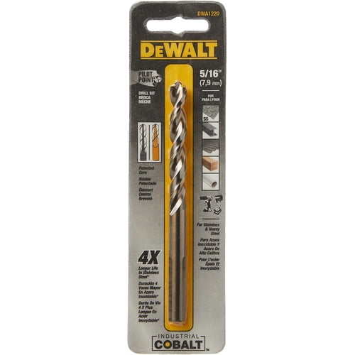COBALT ALLOY STEEL DRILL BIT 5/16"DW