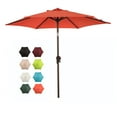 thumbnail image 1 of COBANA 7.5’ Patio Umbrella, Outdoor Table Market Umbrella for Garden, Orange, 1 of 7