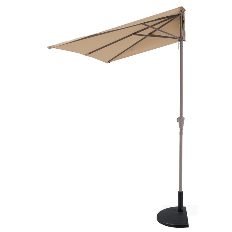 5 x 7 patio umbrella 7.5' Octagon Crank Auto Tilt Essential Fiberglass Market Umbrella Ainfox 7.5ft Patio Umbrella, Waterproof