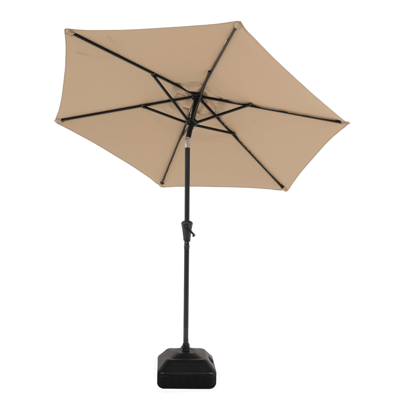COBANA 7.5ft Patio Umbrella with Base Included, Outdoor Market Table ...