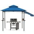 COBANA 8’ x 5’ Grill Gazebo, 2Tier Patio Outdoor BBQ Gazebo Grill