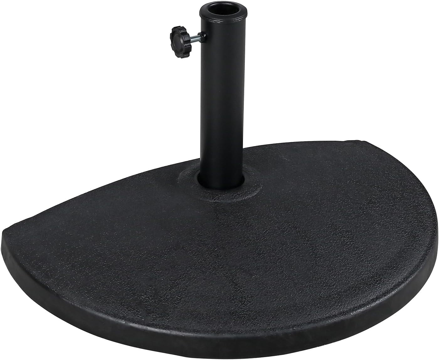 Half Round Semicircle Umbrella Heavy Holder Base Stand for Half Patio
