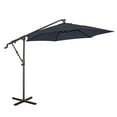 thumbnail image 1 of COBANA Outdoor Patio Umbrella, 10ft Offset Hanging Patio Umbrella with Aluminum Stand, Outdoor Cantilever Umbrella with 360° Rotation, Crank and Tilt System, Dark Blue, 1 of 9