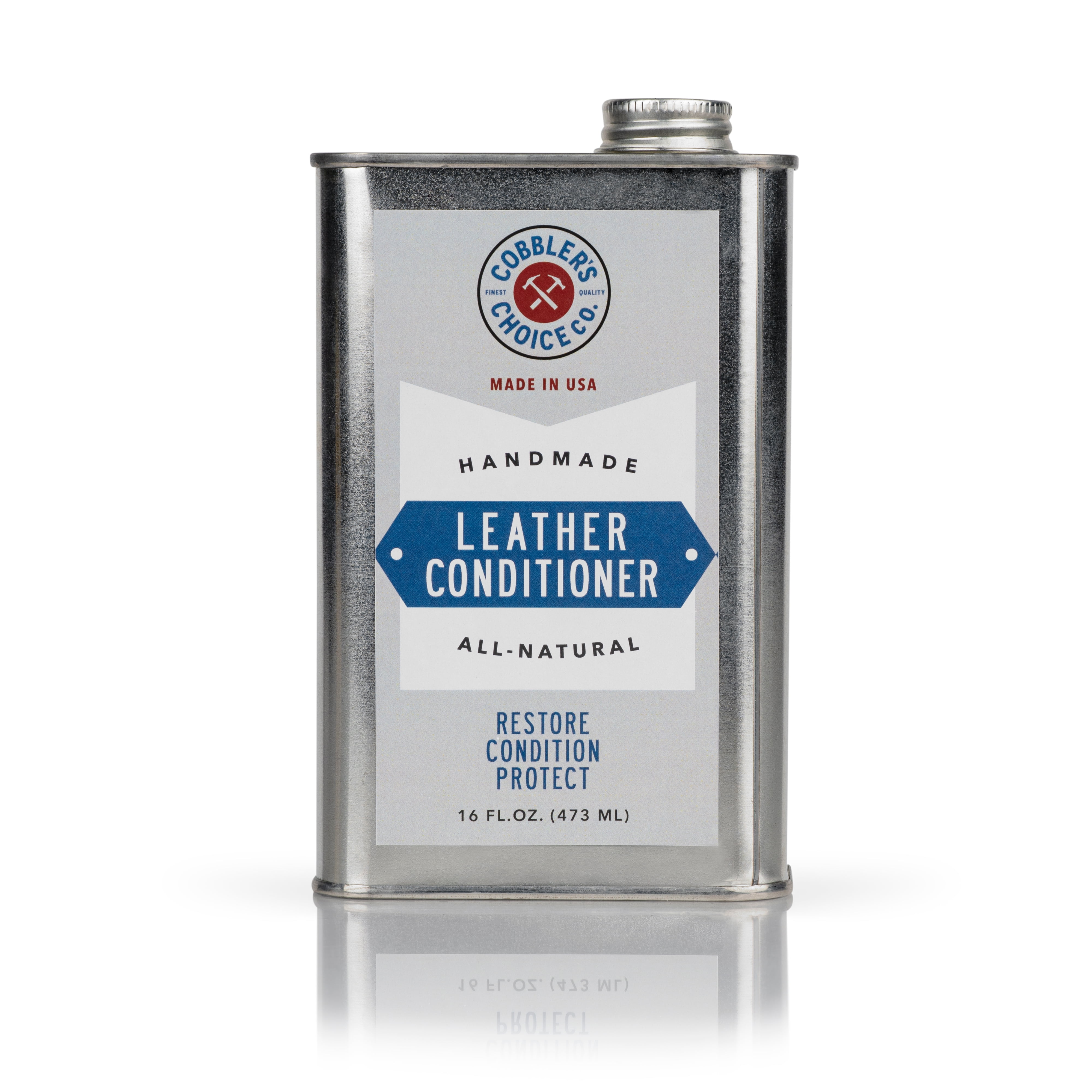 COBBLER'S CHOICE CO. FINEST QUALITY Leather Restorer Conditioner - 16oz (473 ML)