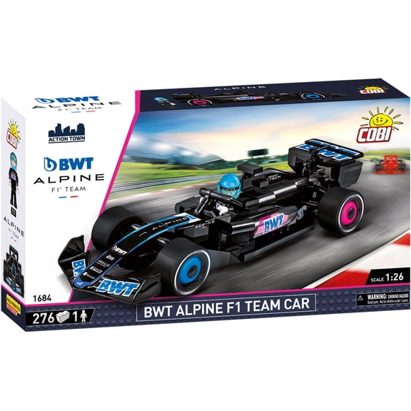 COBI #1684 BWT Alpine F1 Team Race Car - Brand New!
