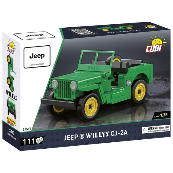 COBI Jeep Willys CJ-2A (Green) Modern Cars Model Building Block Set # 24517