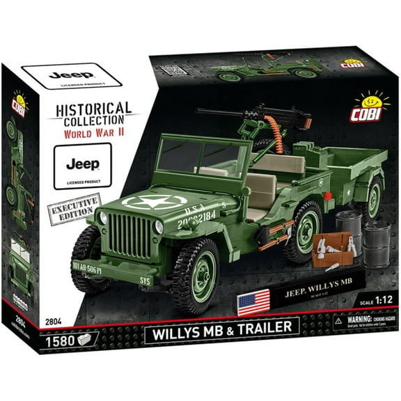 COBI Willys MB Trailer - Executive Edition #2804