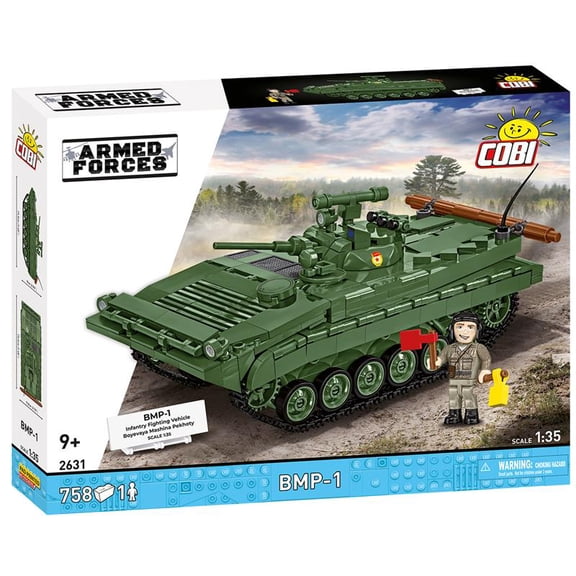 COBI Armed Forces BMP-1 (Boyevaya Mashina Pekhoty 2-in-1 DDR/RUS) Building Set, 758 Pieces