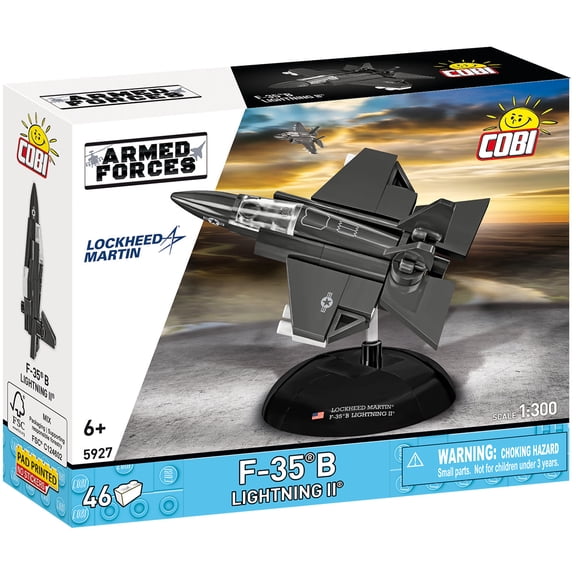 COBI Armed Forces Lockheed Martin F-35B Fighter Jet, 46-pieces