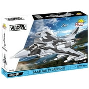 COBI Armed Forces SAAB JAS 39 Gripen E Plane | Swedish Fighter Bomber Plane | 148 Scale Model | Building Block Set # 5820