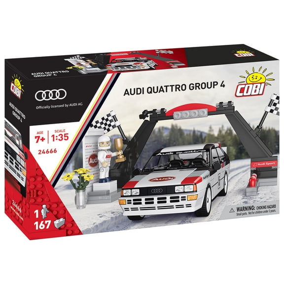 COBI Audi Quattro (1981), Group 4, 167 Pieces