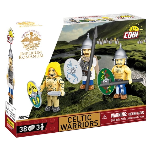 COBI Imperium Romanum Celtic Warriors Building Set, 38 Pieces