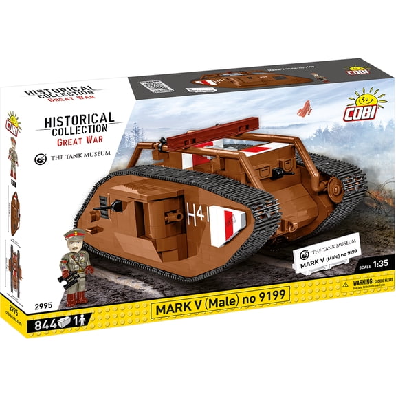COBI Historical Collection Great War MARK V (Male) no. 9199 Tank