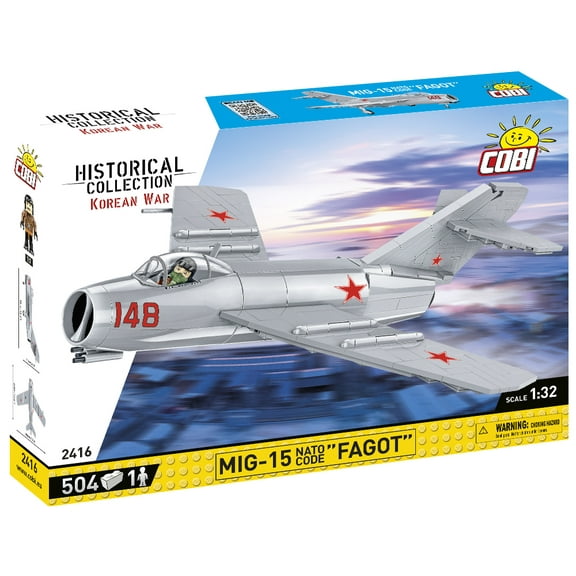 COBI Historical Collection, Korean War, MIG-15 NATO Code "Fagot" Soviet Jet