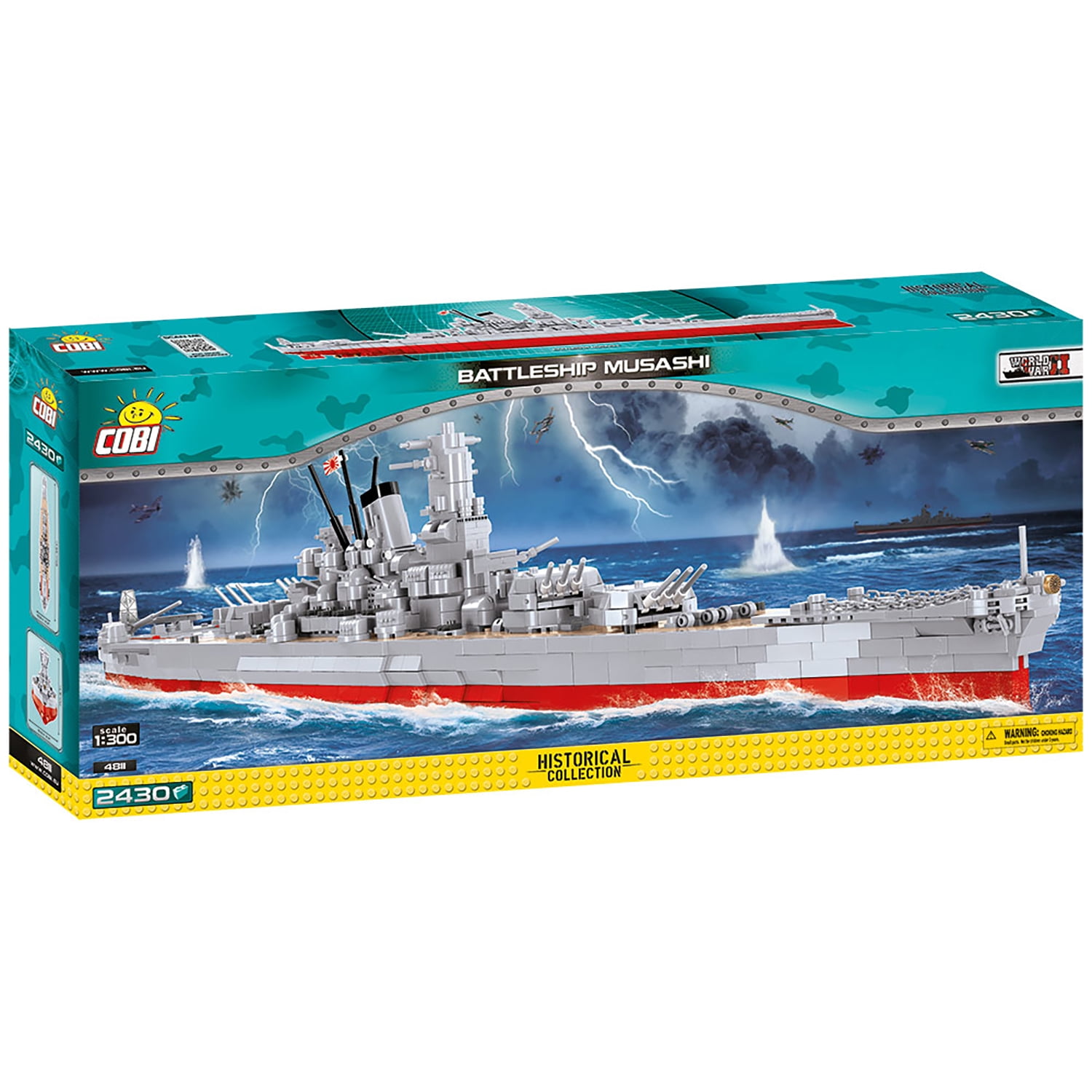 COBI Historical Collection: WW2 Battleship Musashi - Walmart.com