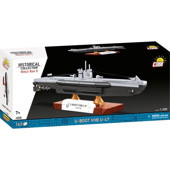 COBI Historical Collection WWII U-BOAT VIIB U-47, 165 Pieces
