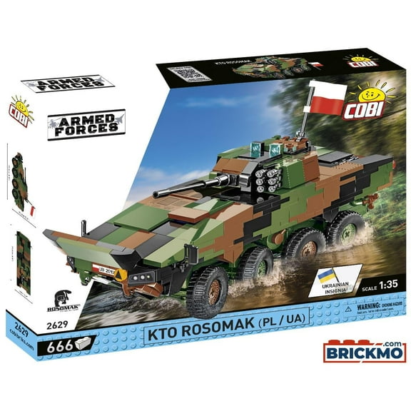 Cobi Armed Forces KTO Rosomak 2in1 Polish BTR Building Block Model Set # 2629