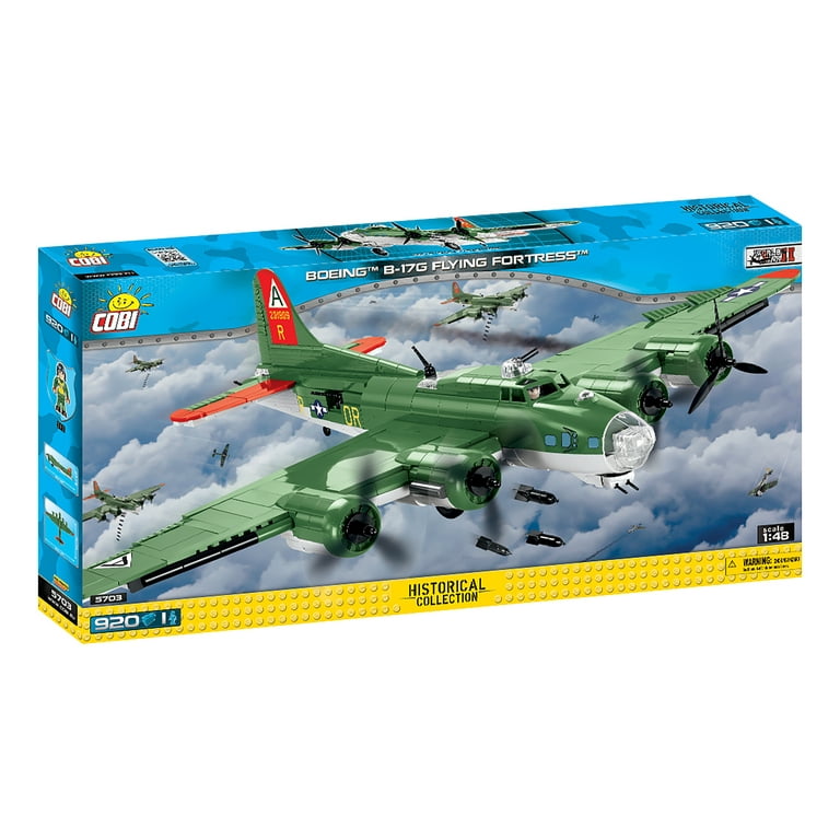 COBI Small Army B 17 Flying Fortress Construction Blocks 5703 Building Kit 900 Pieces Walmart