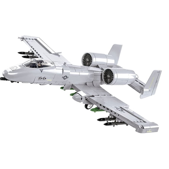 COBI TOYS Armed Forces A-10 Thunderbolt II Warthog Bomber Plane - Model Interlocking Building Block Set # 5812