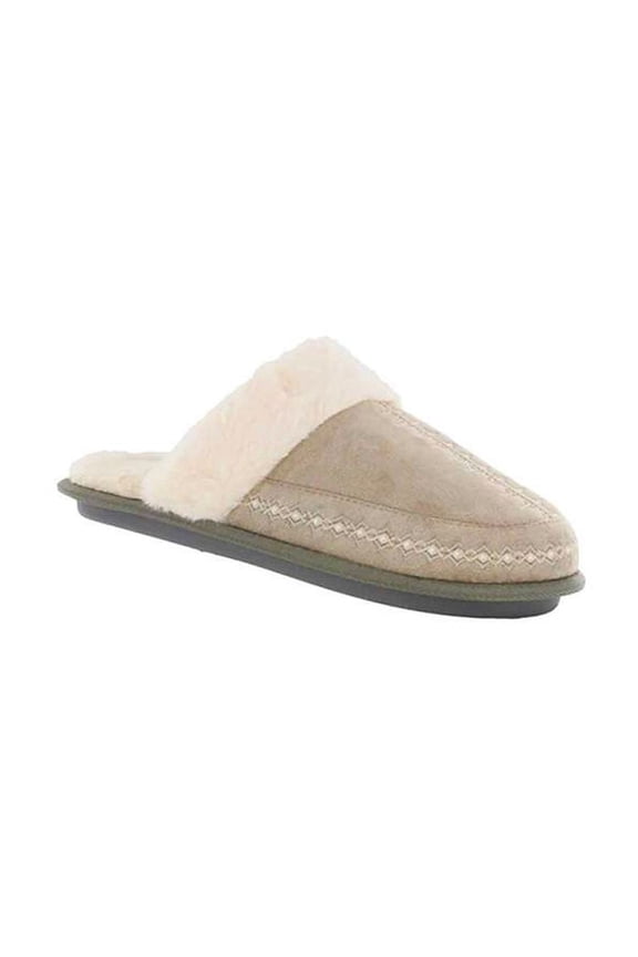 Adult Female Colima Mule Slippers, Color: Tan, Size: 7 (COL21-230-07)