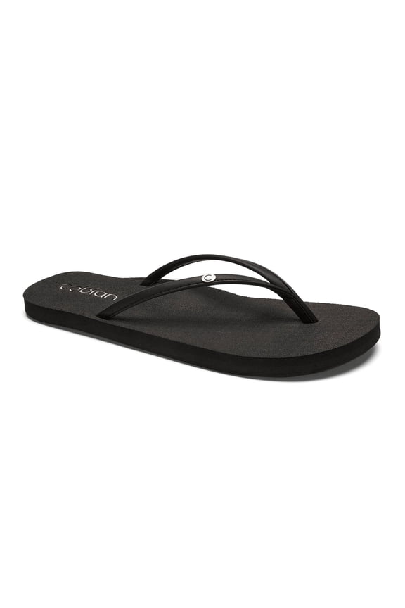 Adult Female Nias Bounce 2 Flip Flops, Color: Black, Size: 08 (NIA25-001-08)