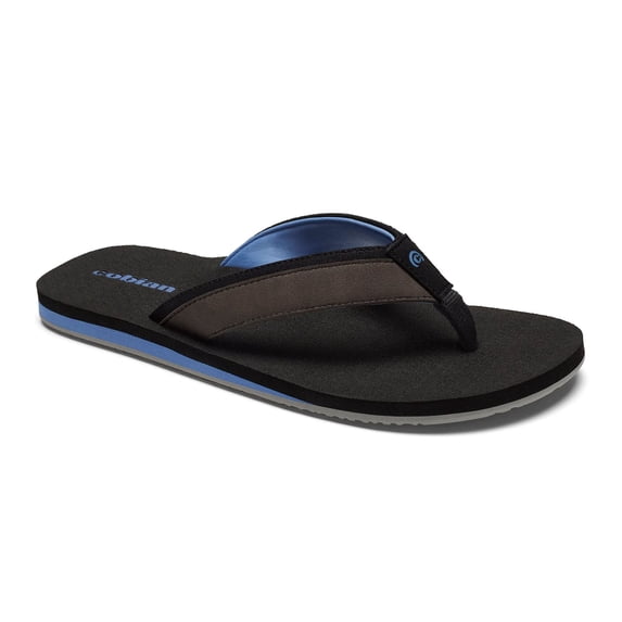 COBIAN Adult Male Foamie Sandals, Color: Black, Size: 13 (FOA25-001-13)