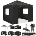 thumbnail image 1 of COBIZI 10X10 Pop Up Canopy Tent for Party EZ Outdoor Canopy Portable Commercial Instant Canopy Shelter Tent Waterproof Gazebo Heavy Duty Canopy with 4 Sidewalls Carry Bag,Black, 1 of 11