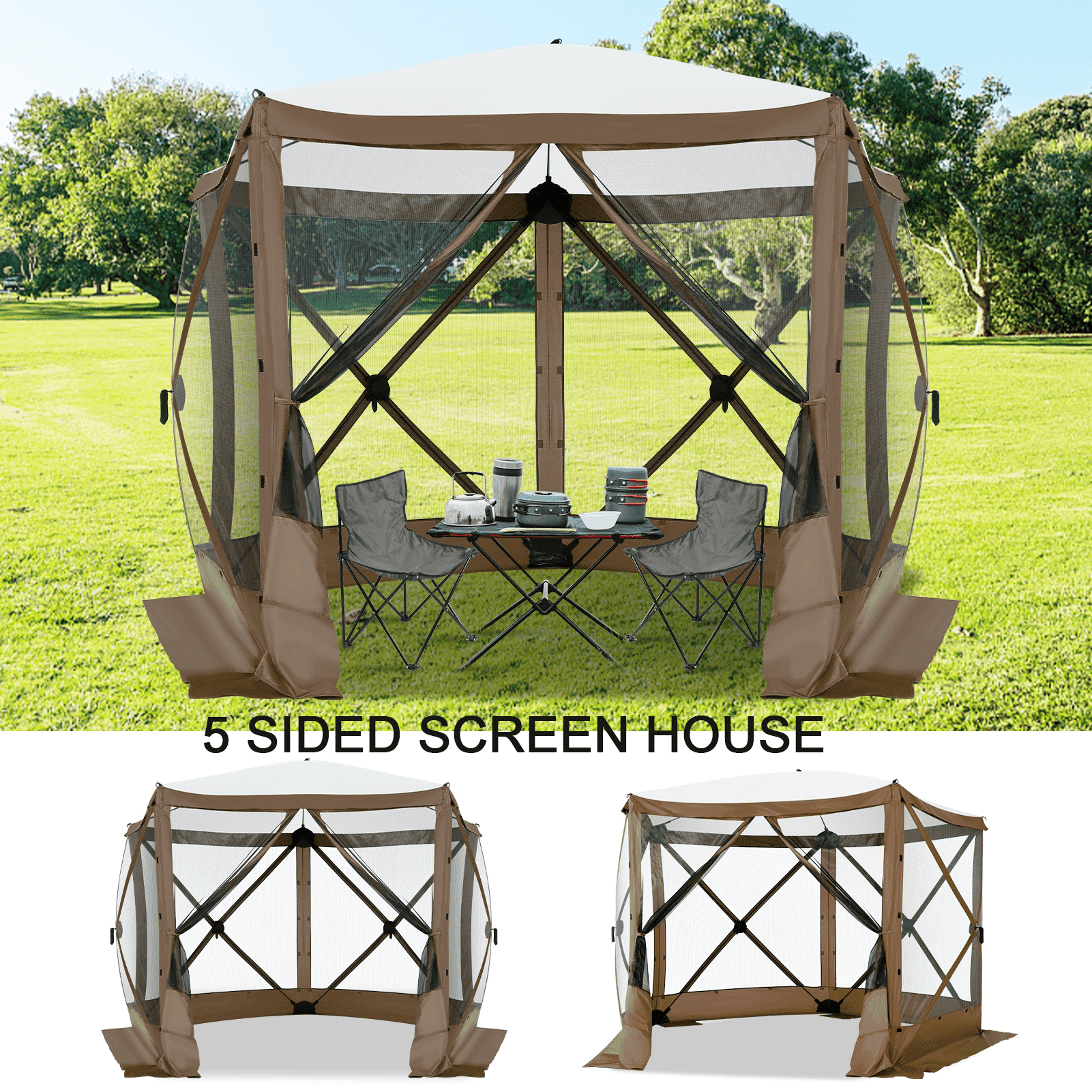 COBIZI Gazebos - Shaded, Insect-Free Resort Patio Seating - Walmart