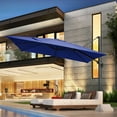 thumbnail image 1 of COBIZI 10x10ft Square Outdoor Patio Umbrella Cantilever Umbrella Large Offset Hanging Umbrella Aluminum Umbrella with 360°Rotation Adjustable Garden Pool Umbrella,Navy blue, 1 of 12