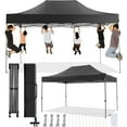 thumbnail image 1 of COBIZI 10x15ft Pop up Canopy, Heavy Duty Party Canopy Waterproof Commercial for Outdoor,Black, 1 of 8