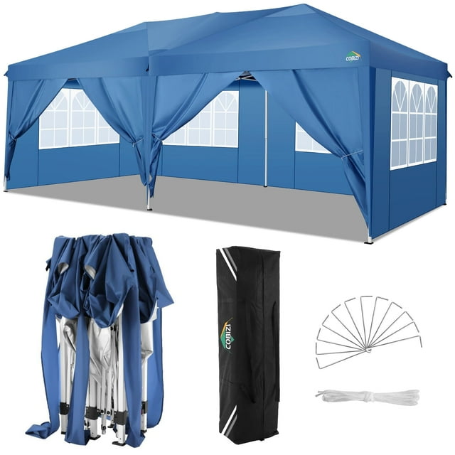 COBIZI 10x20 EZ Pop Up Canopy Tent Party Tent Outdoor Event Protable ...