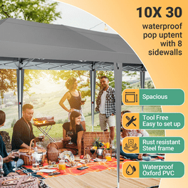 https://i5.walmartimages.com/seo/COBIZI-10x30-Pop-Up-Canopy-Party-Tent-8-Sidewalls-Waterproof-UPF-50-0utdoor-Wedding-Event-Tents-Parties-Backyard-Gazebo-4-Sand-Bags-Carry-Bags-Gray_615b7f68-bd9d-41f9-8338-cdabbbefcc84.8a4e865ac81a984980d41fba768d1eb0.png?odnHeight=264&odnWidth=264&odnBg=FFFFFF