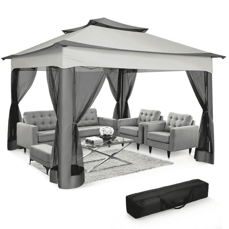COBIZI 11x11 Pop Up Gazebo, Outdoor Canopy with Mosquito