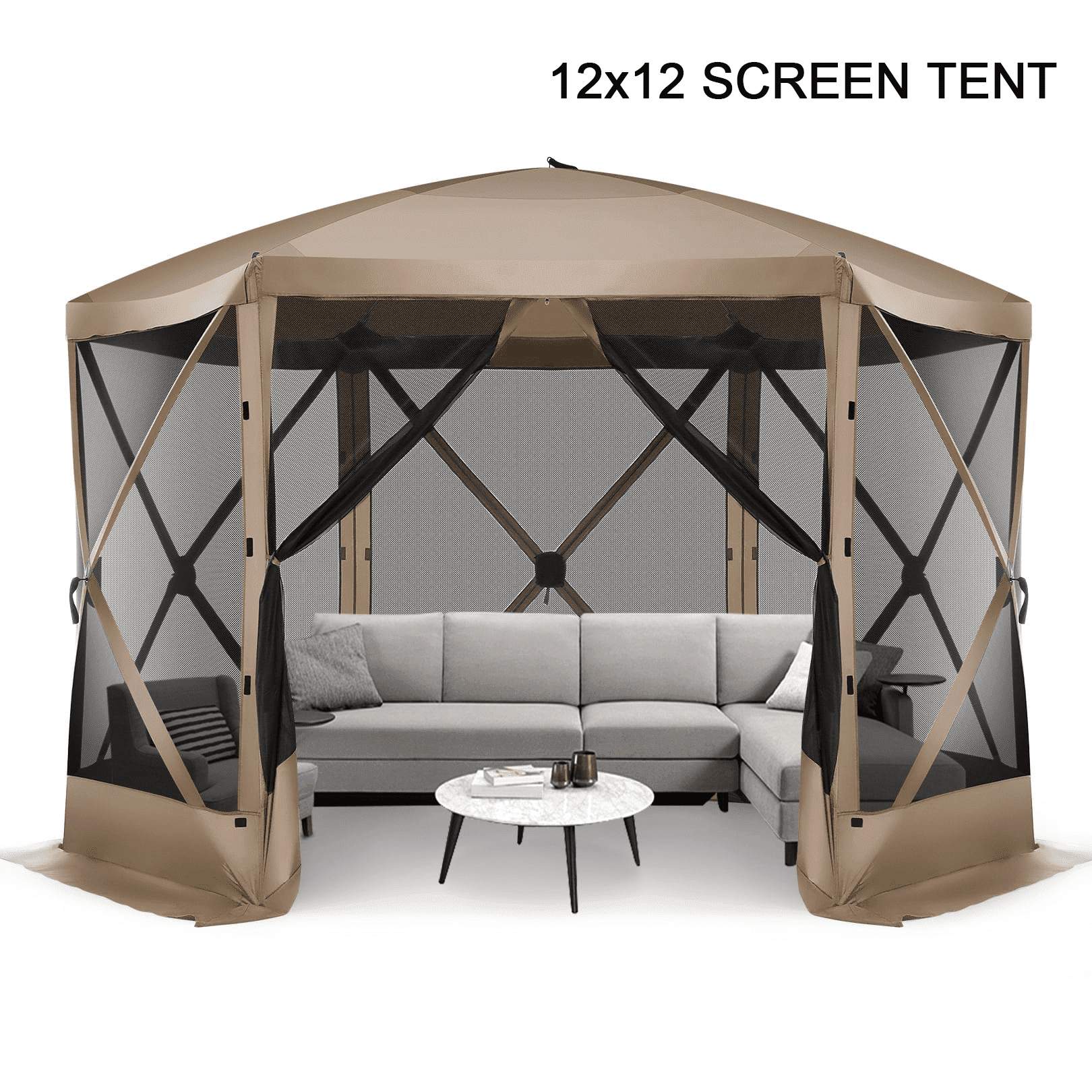 COBIZI 12'x12' Pop-up Gazebo, Waterproof, UV Resistant COBIZI 12'x12' Pop-up Gazebo, Waterproof, UV Resistant