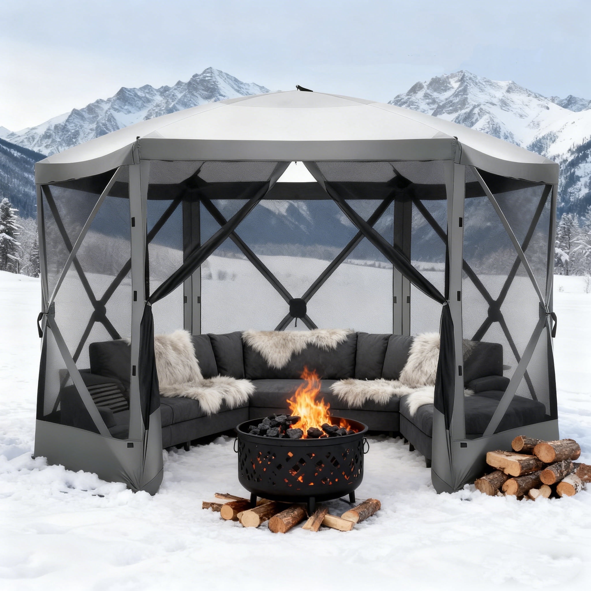 COBIZI 12'x12' Pop-up Gazebo, Waterproof, UV Resistant, Portable