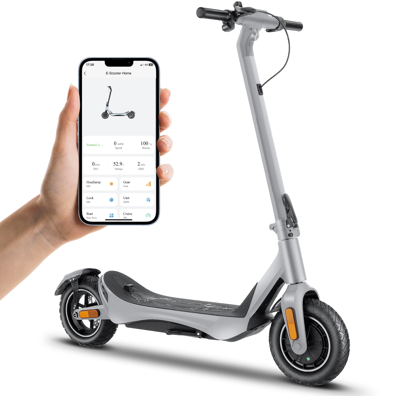 COBIZI 500W Electric Scooter Adults, Up to 30 Miles & 25 Mph, 10