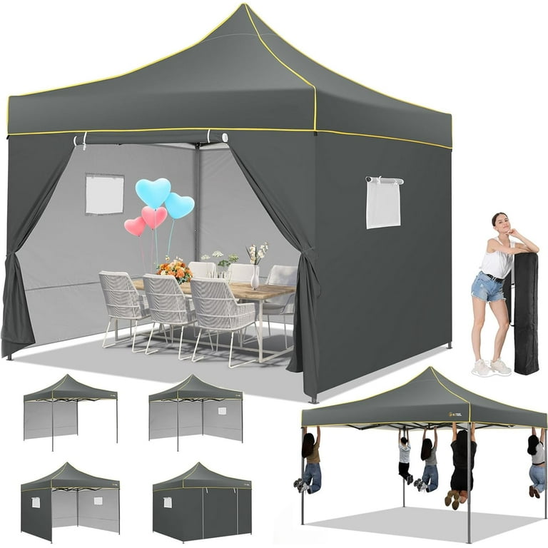 COBIZI Canopy Tent 10x10 Pop Up Canopy, Easy Setup Canopy with