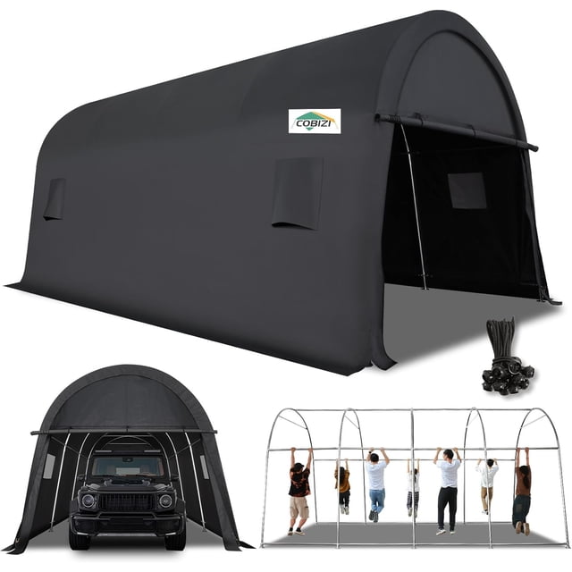 Carport 12x20 FT Heavy Duty, Portable Garage, Carport Canopy