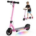 thumbnail image 1 of COBIZI Electric Scooter for Kids Ages 6-14, 10 mph, 80 mins Ride Time, 150W Motor, Adjustable Speed & Height, Colorful Lights,LED Display,Foldable Kids Electric Scooter, 1 of 9